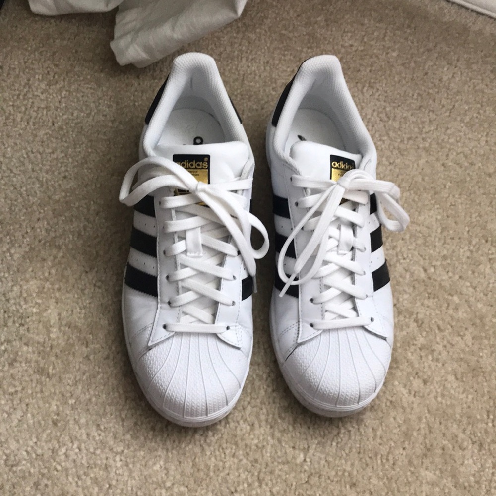 Like New Adidas Superstar Sneakers - Picture 3 of 5